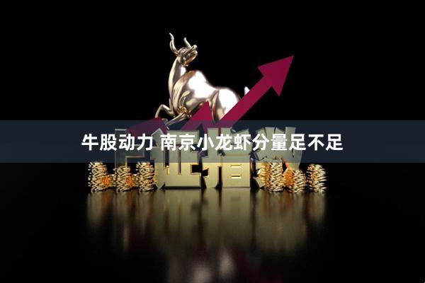 牛股动力 南京小龙虾分量足不足