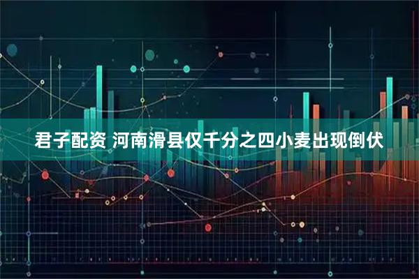 君子配资 河南滑县仅千分之四小麦出现倒伏