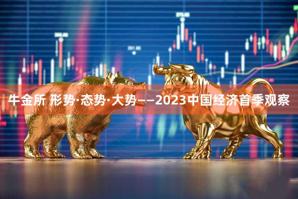 牛金所 形势·态势·大势——2023中国经济首季观察