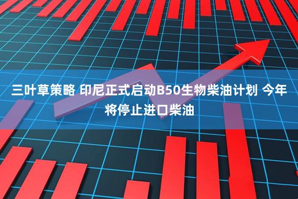 三叶草策略 印尼正式启动B50生物柴油计划 今年将停止进口柴油